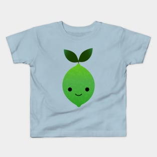 Cute Kawaii Lime Kids T-Shirt